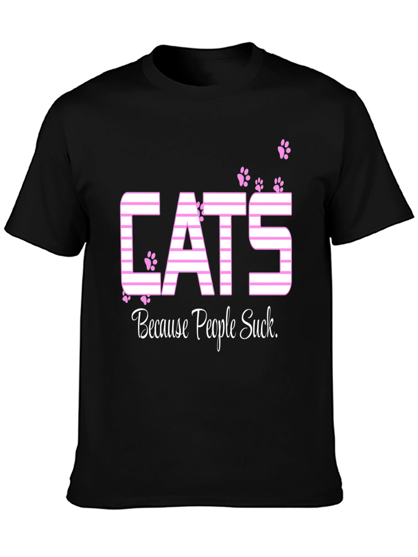 Cats Because People Suck T-Shirt