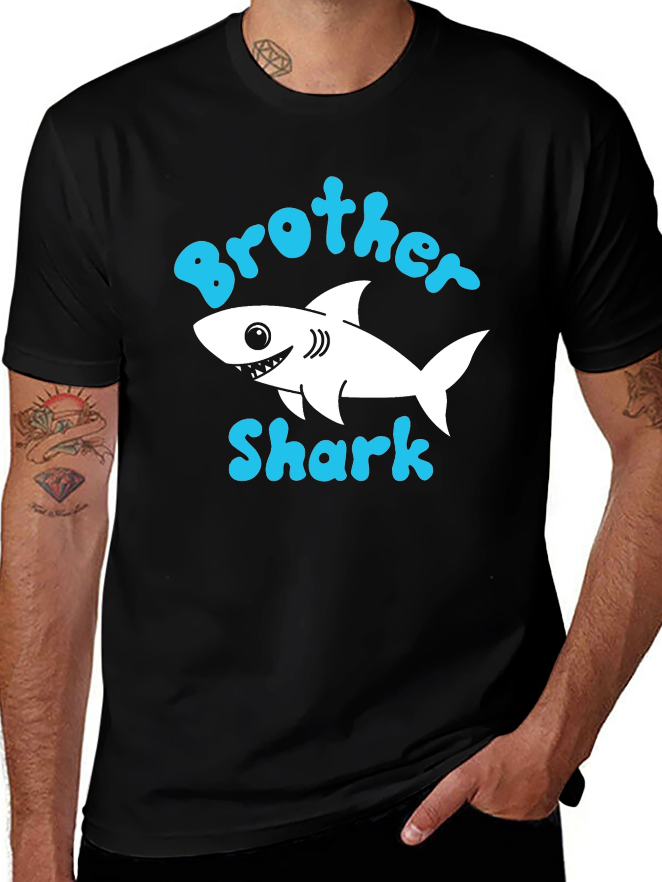 Brother Shark T-Shirt - Family Matching Tee