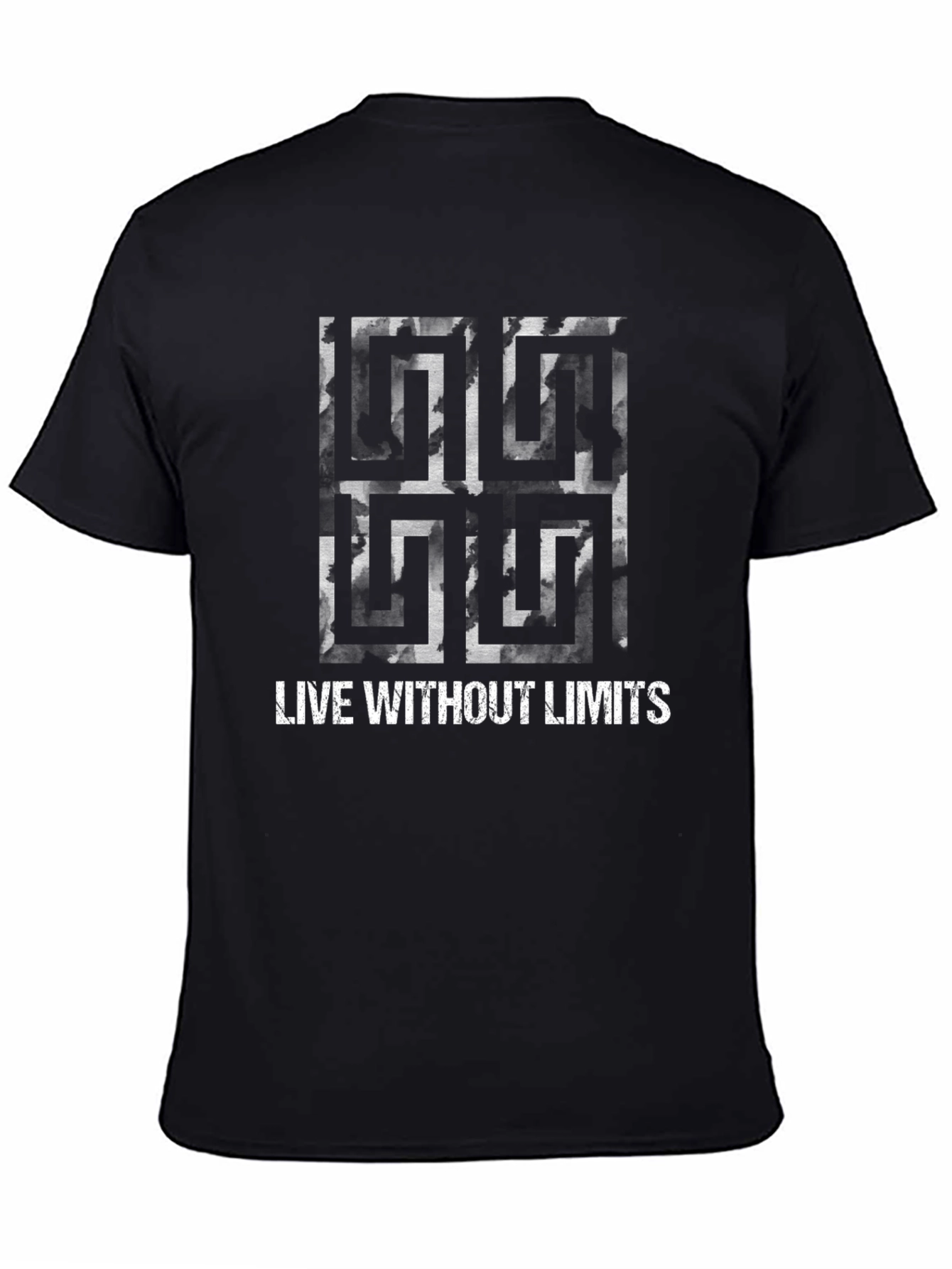 Live Without Limits Black Graphic Tee