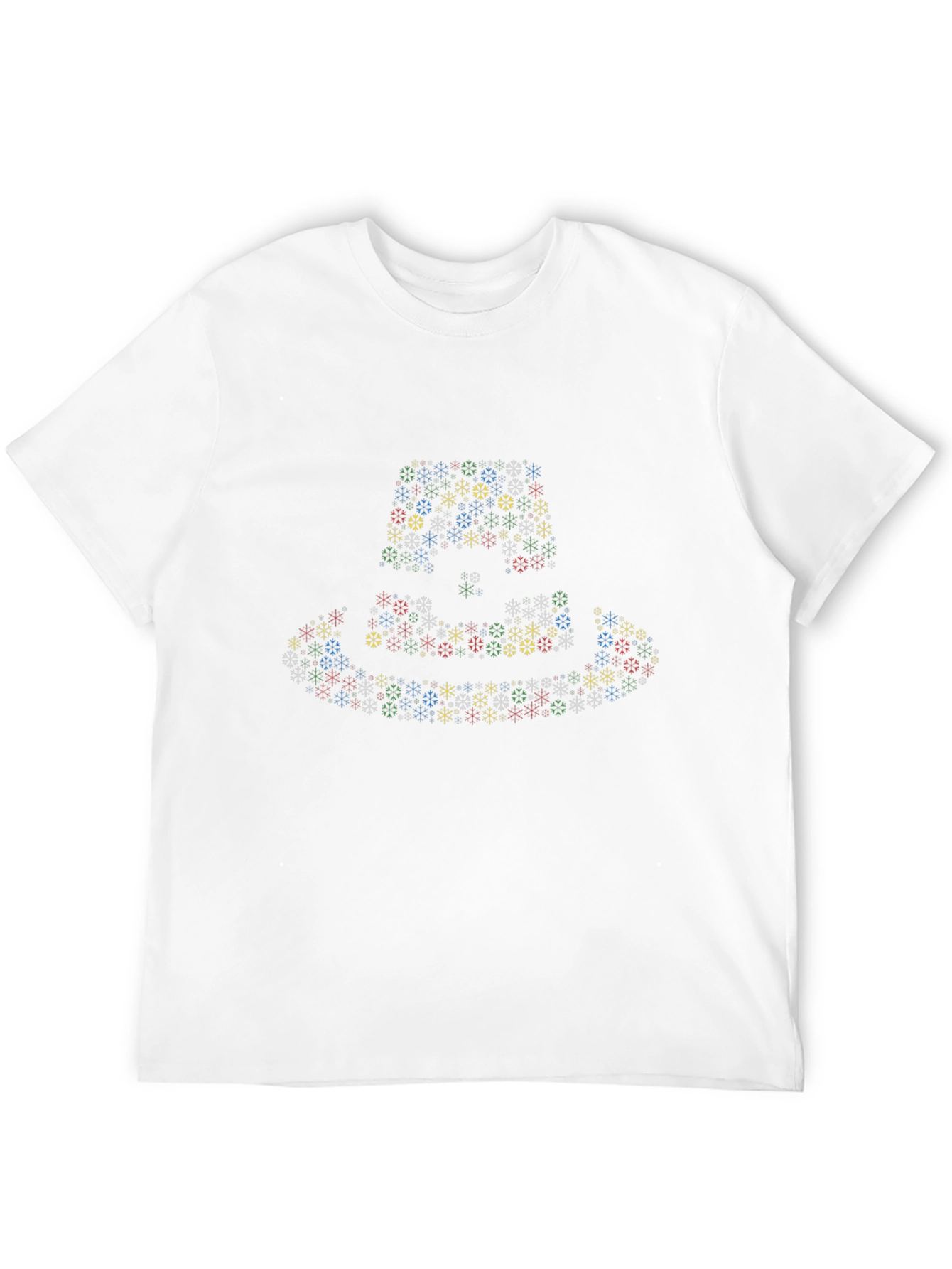 Festive Snowflake Fedora T-Shirt