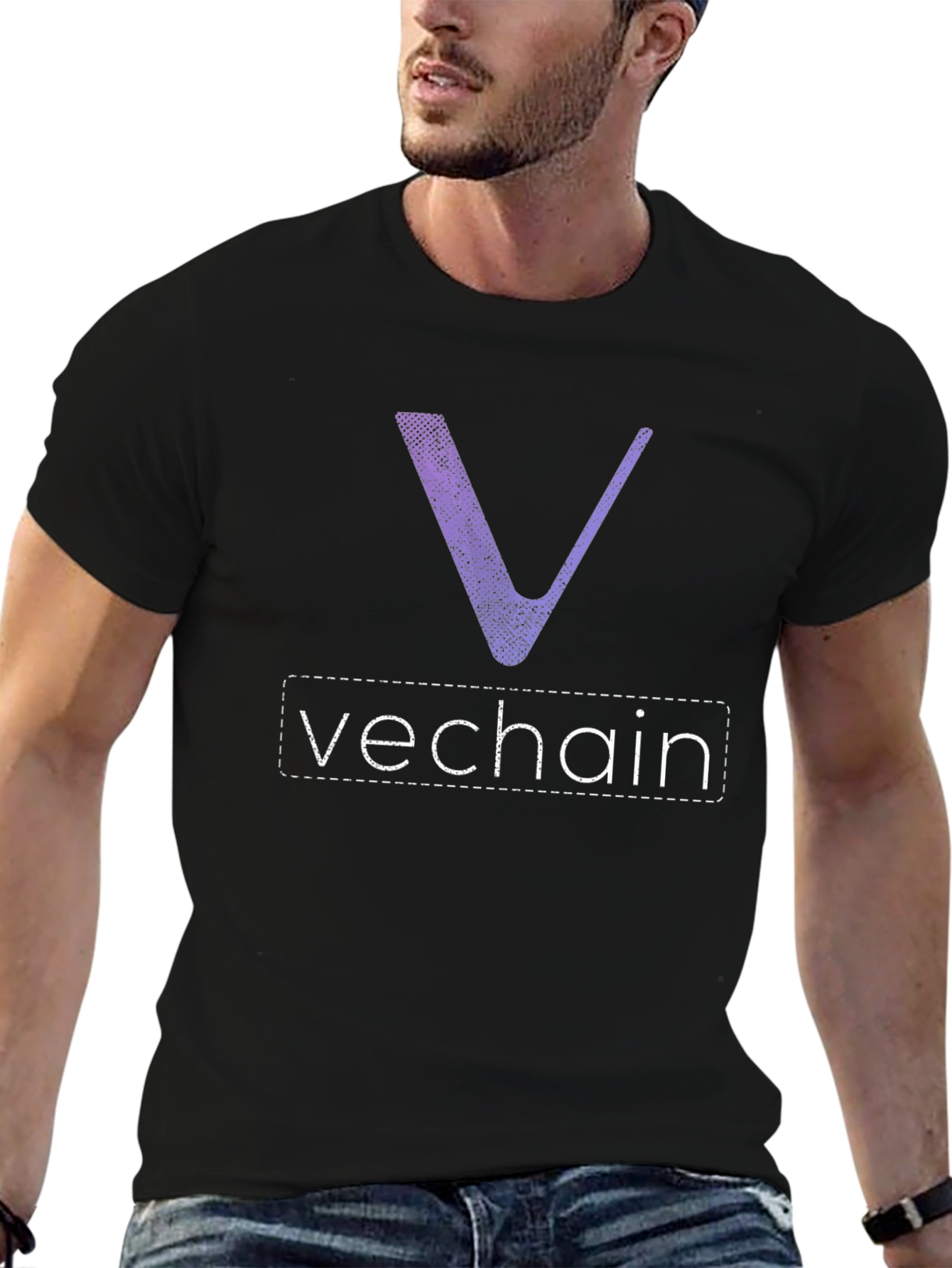 VeChain Crypto Black T-Shirt - Blockchain Technology