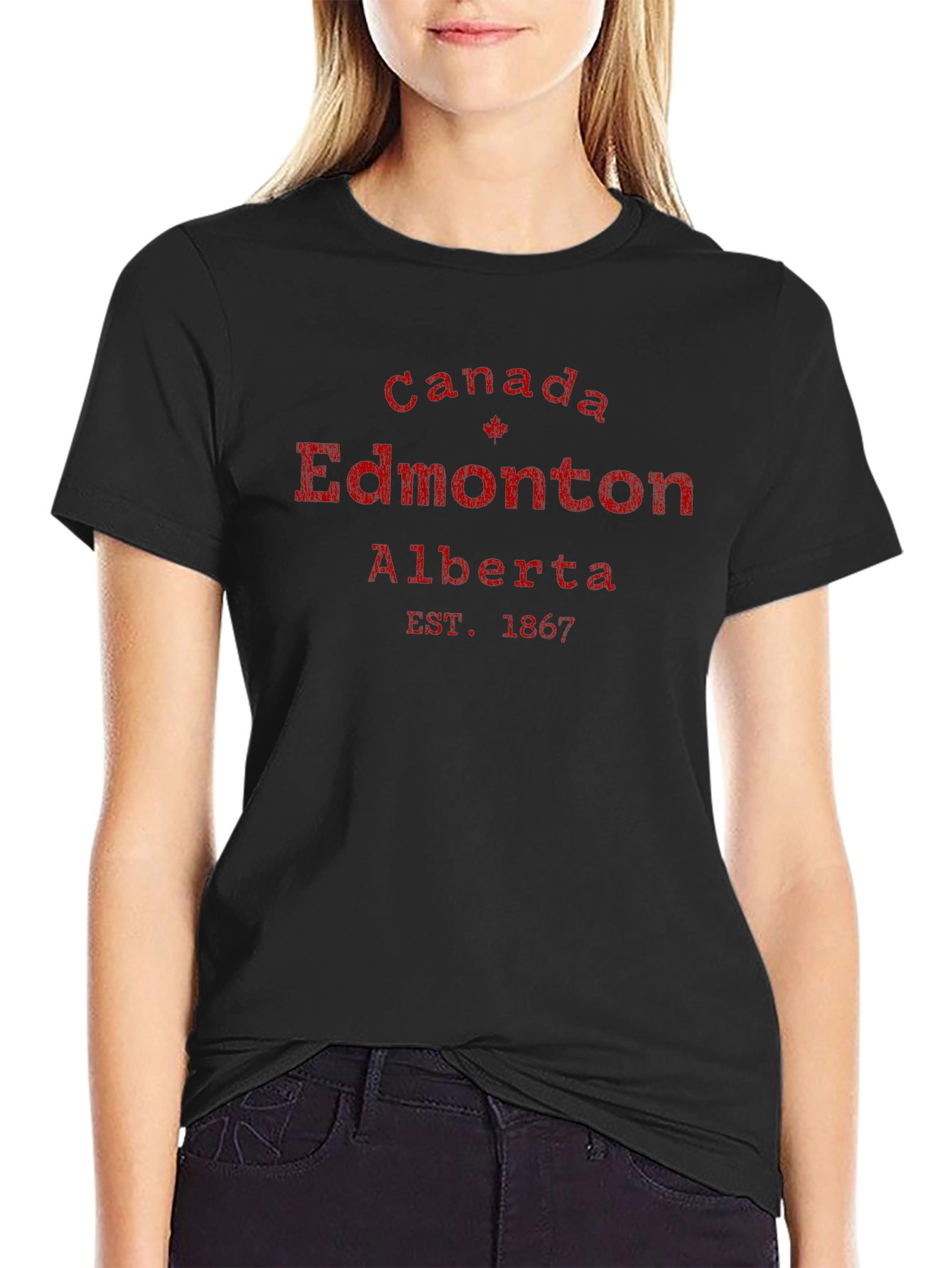 Edmonton Alberta Canada T-Shirt - EST. 1867