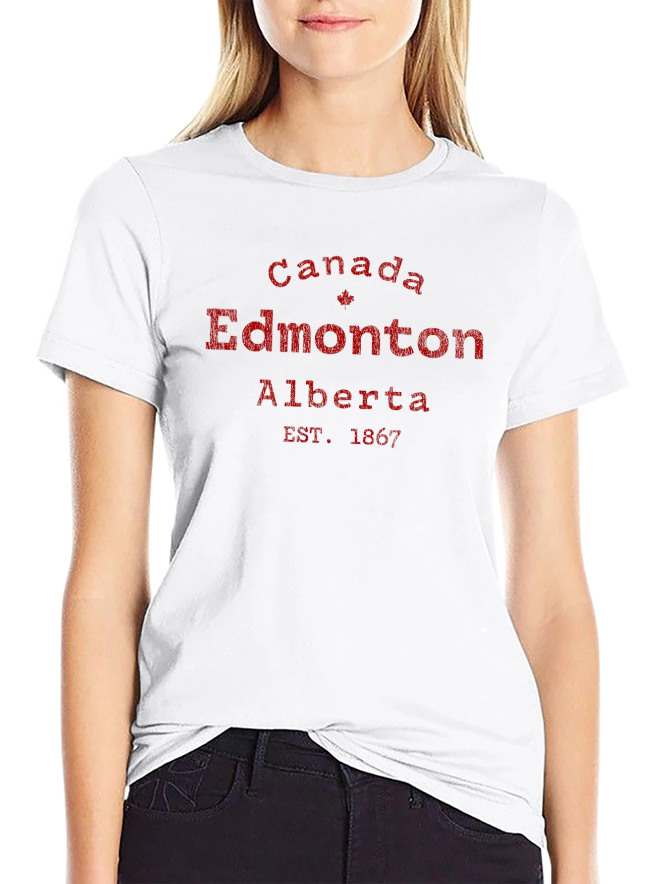 Edmonton Alberta Canada T-Shirt - EST. 1867
