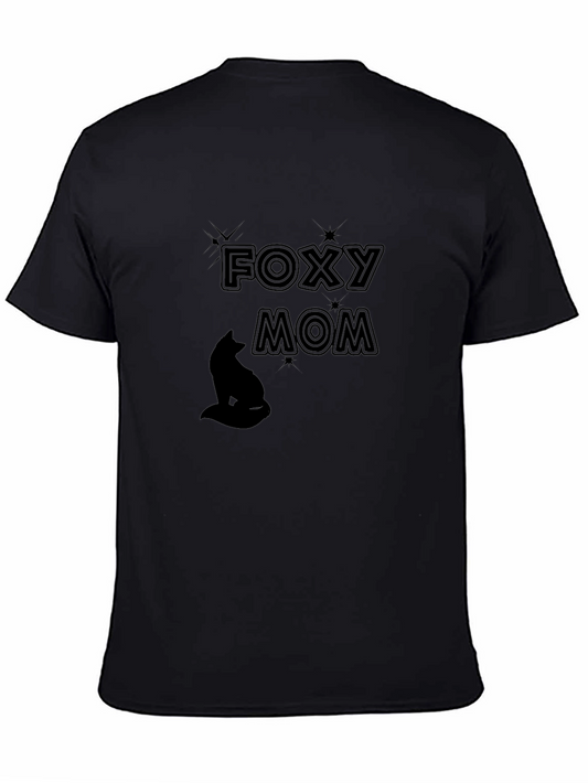 Foxy Mom T-Shirt - Stylish Graphic Tee