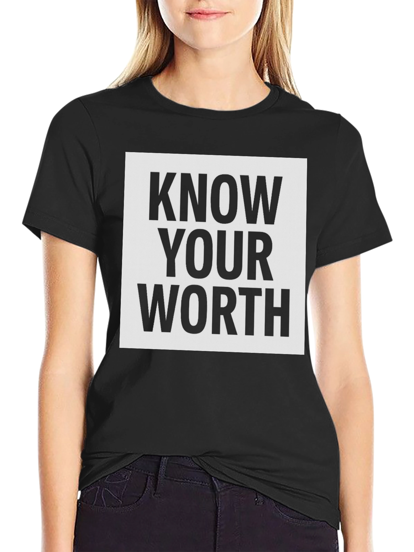 Know Your Worth T-Shirt - Motivational Tee