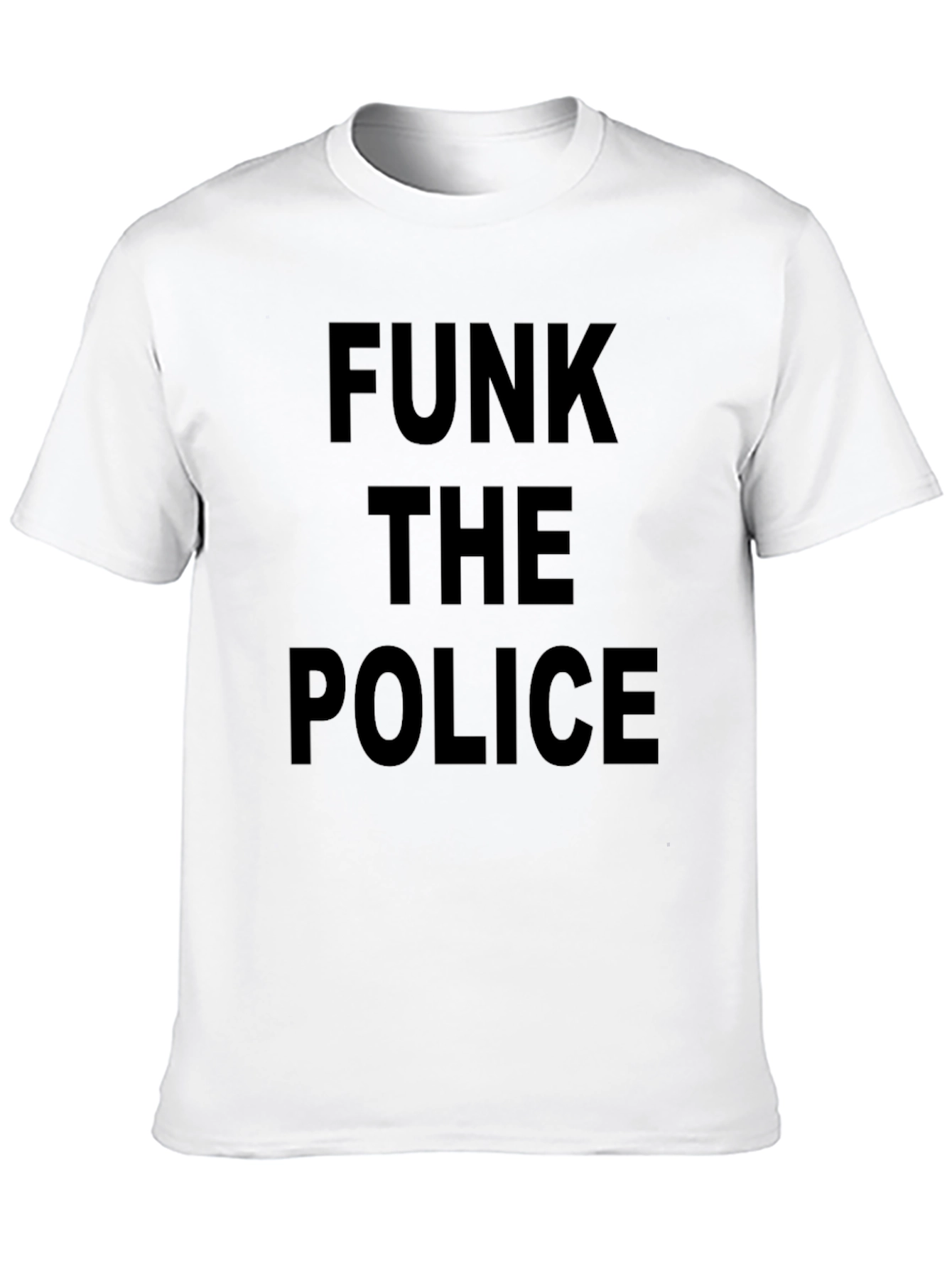 Funk the Police Graphic Tee - Bold Protest T-Shirt
