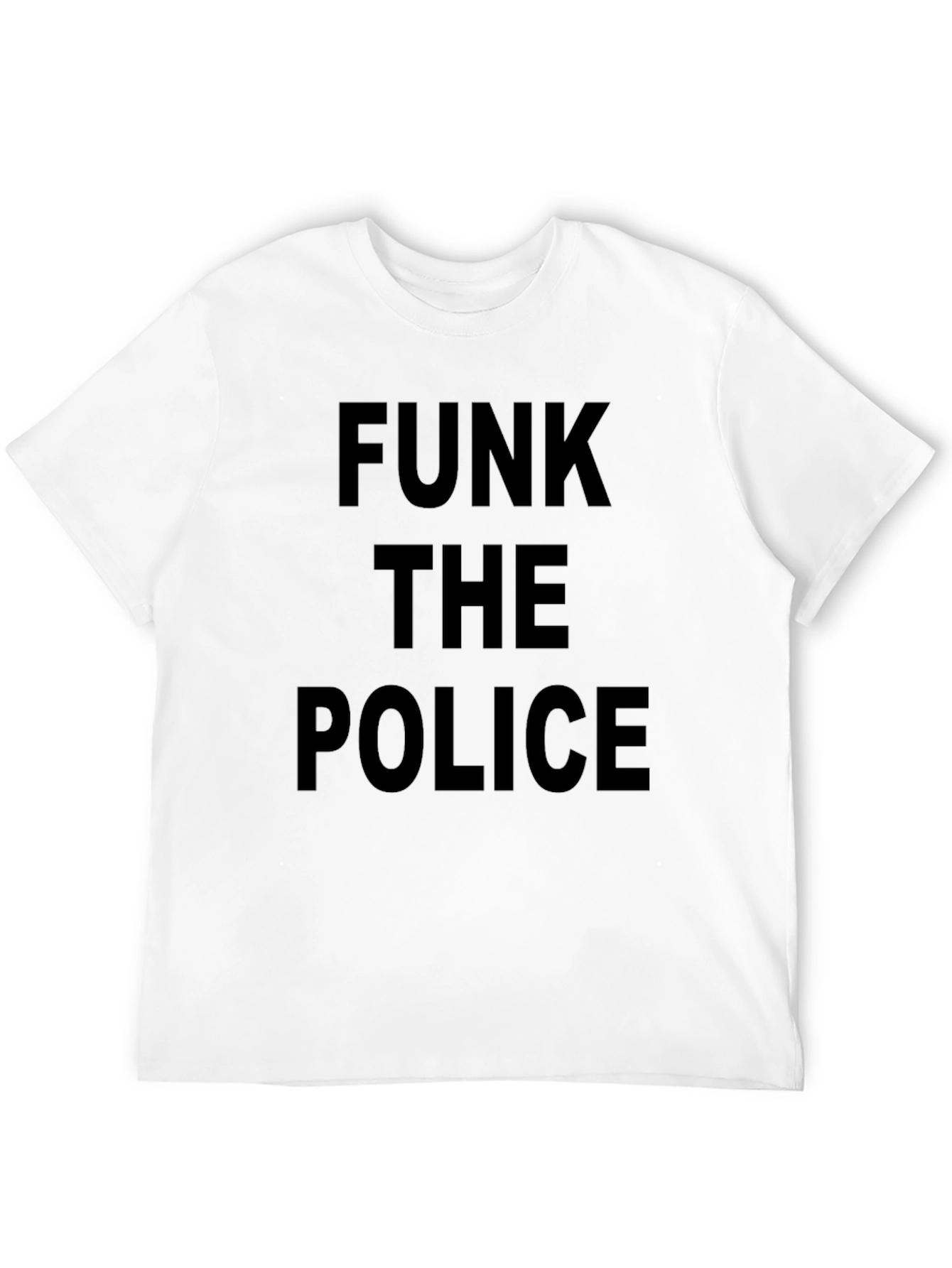 Funk the Police Graphic Tee - Bold Protest T-Shirt