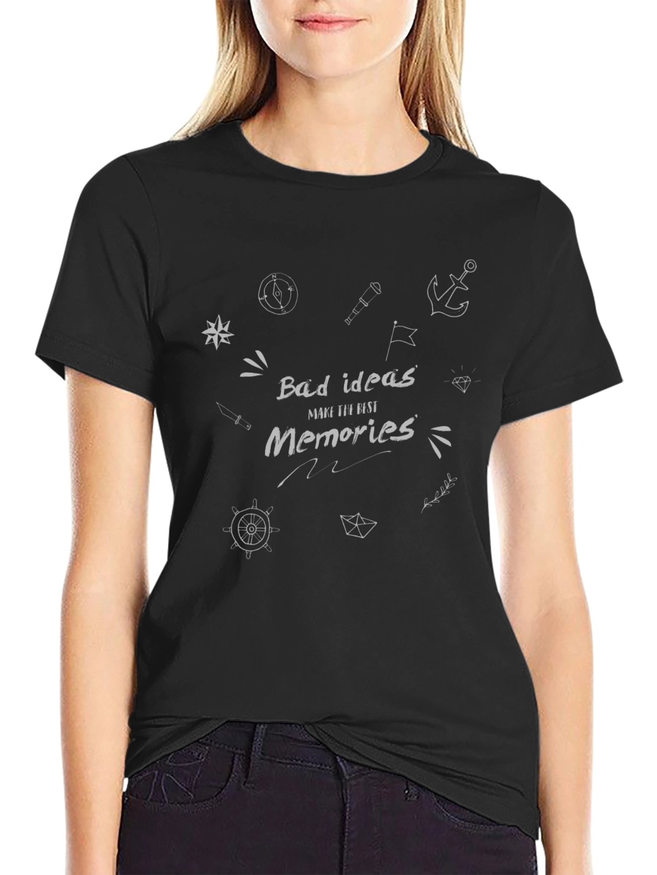 Bad Ideas Make Best Memories Graphic T-Shirt