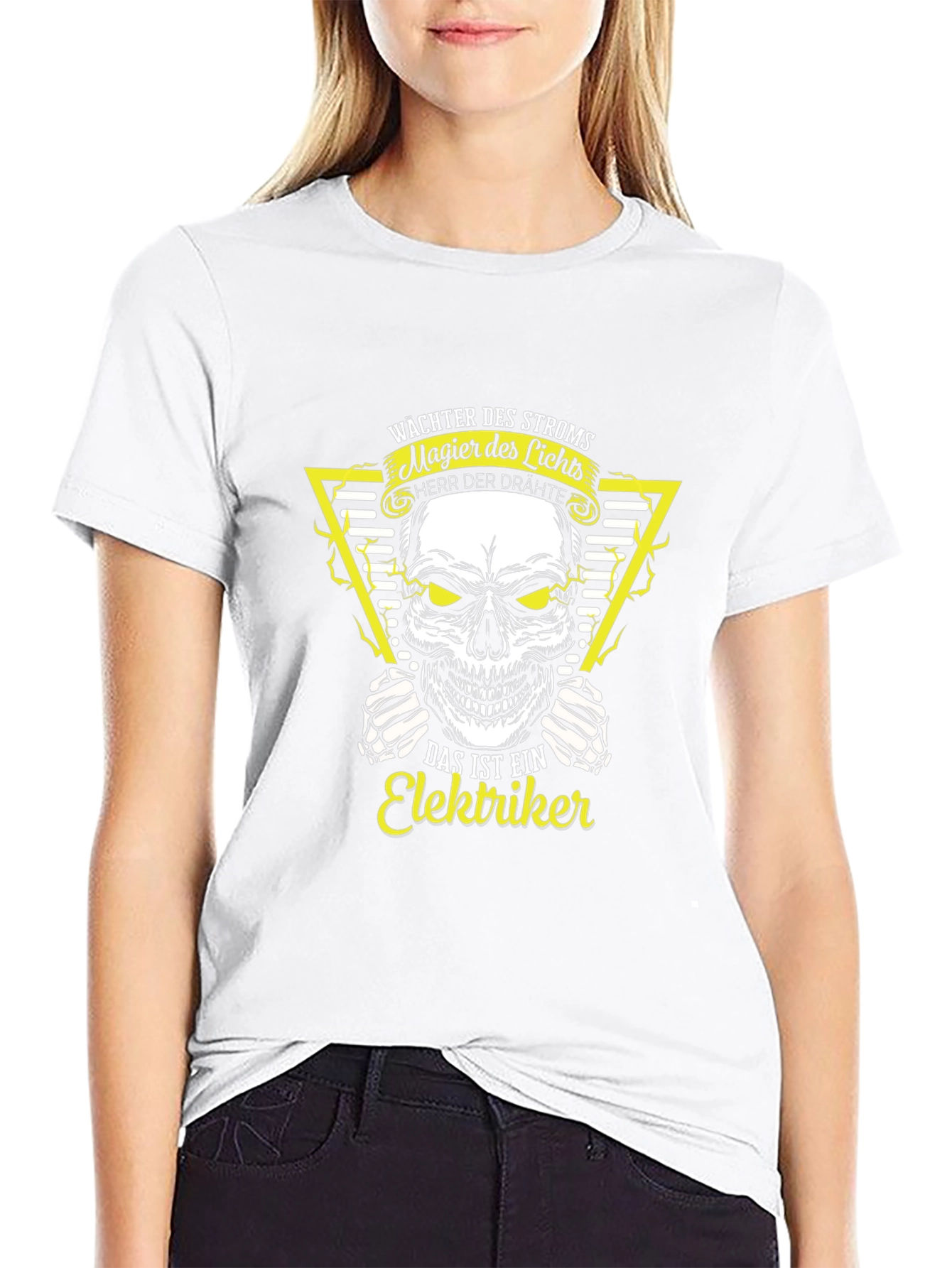 Electrician Magier des Lichts Herr der Drahte T-Shirt