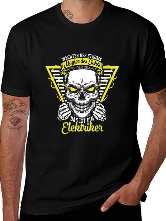 Electrician Magier des Lichts Herr der Drahte T-Shirt