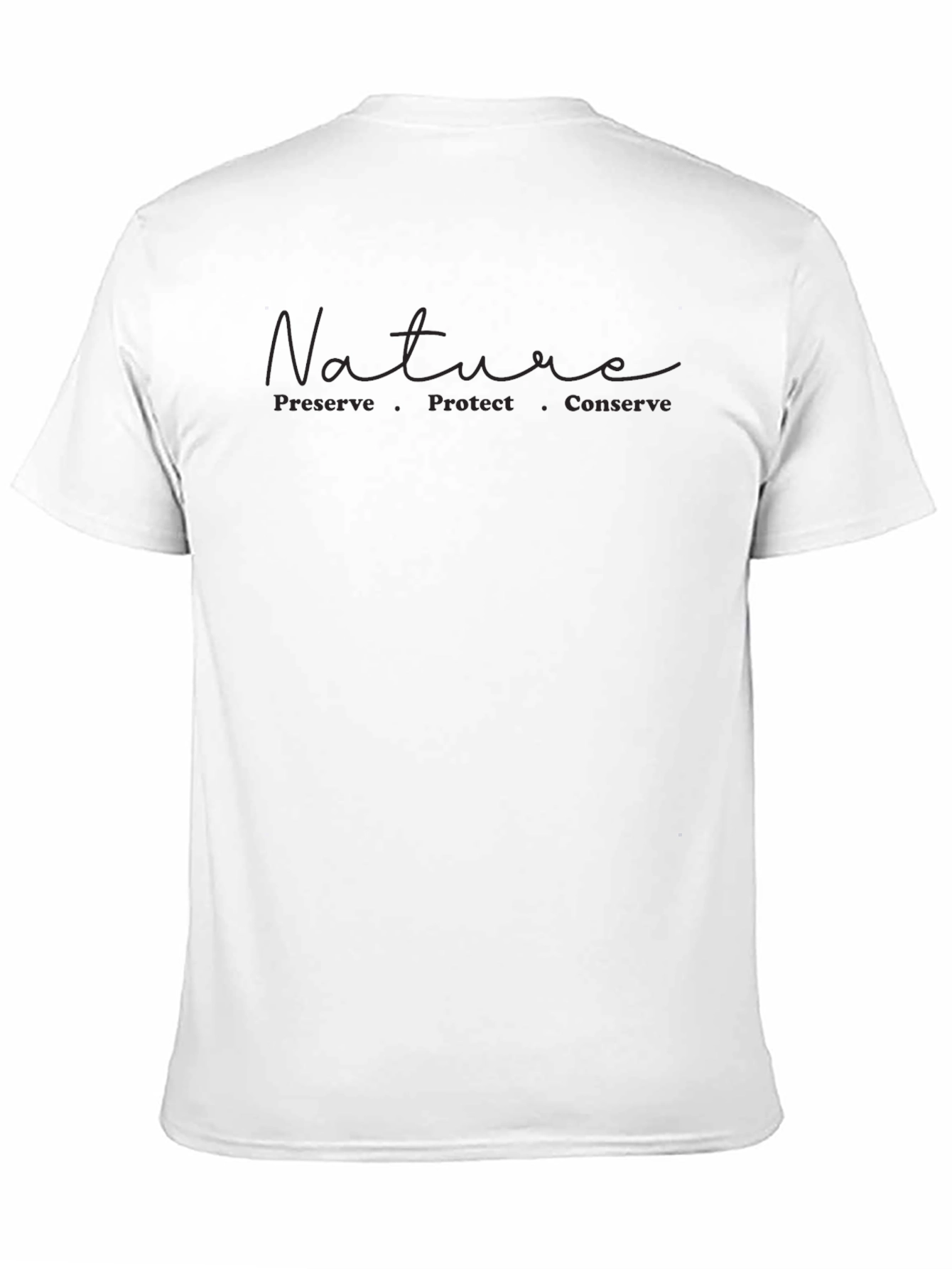 Nature Preserve Protect Conserve Tee - Black