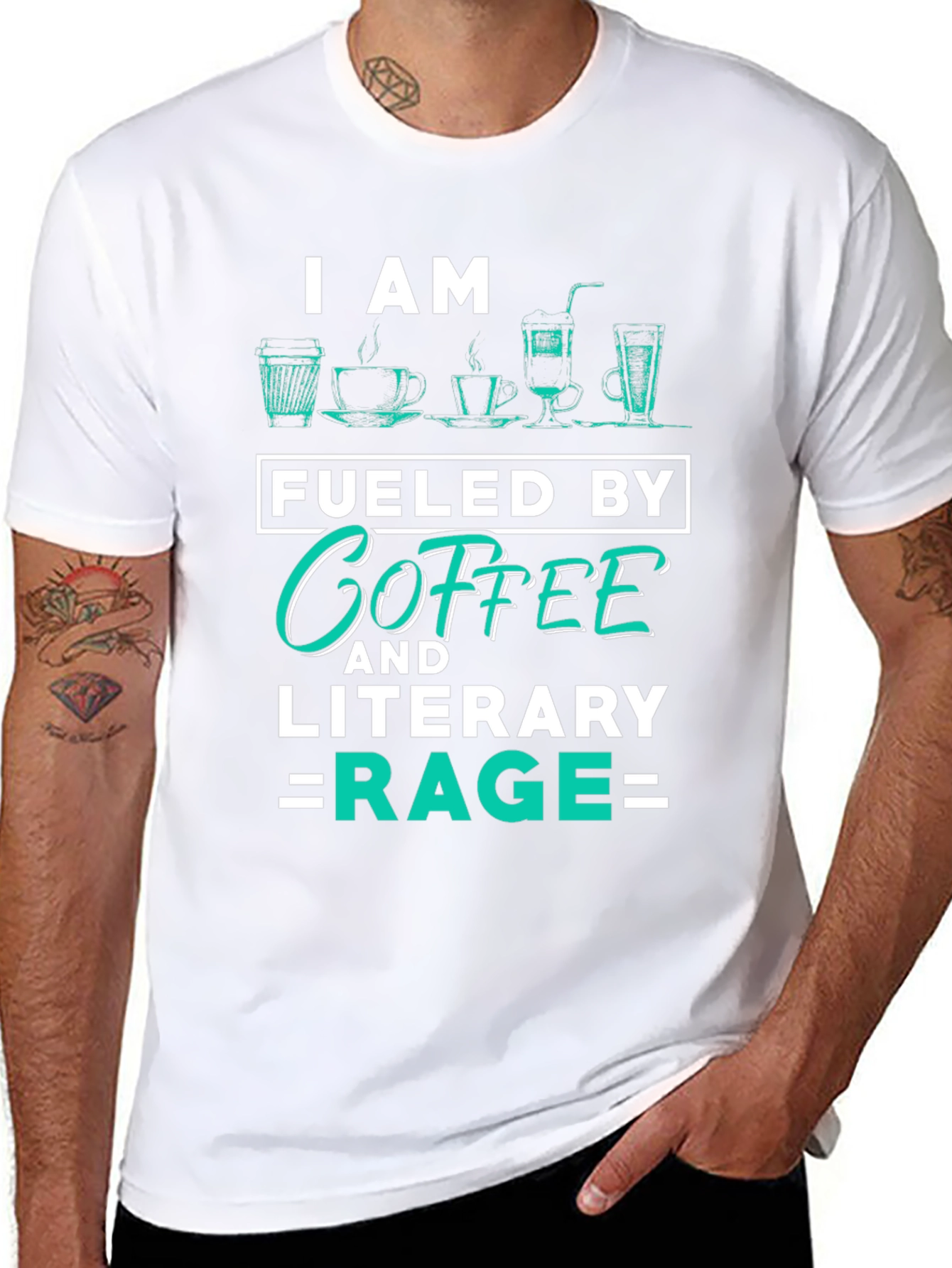 Coffee and Literary Rage T-Shirt