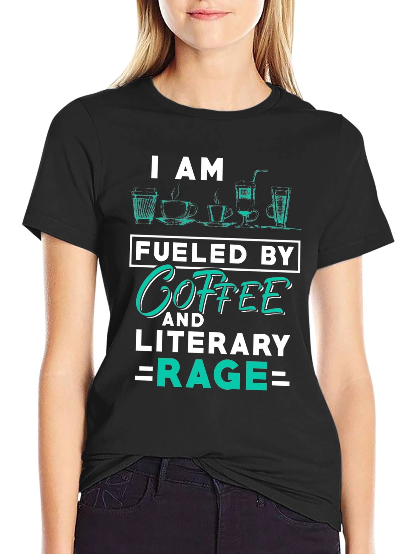 Coffee and Literary Rage T-Shirt