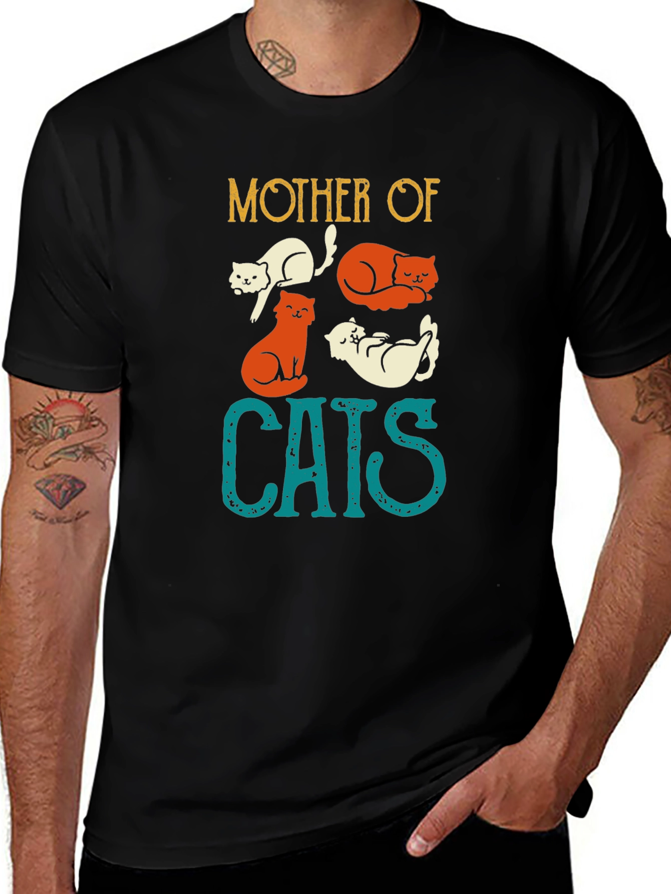 Mother Of Cats Graphic Tee