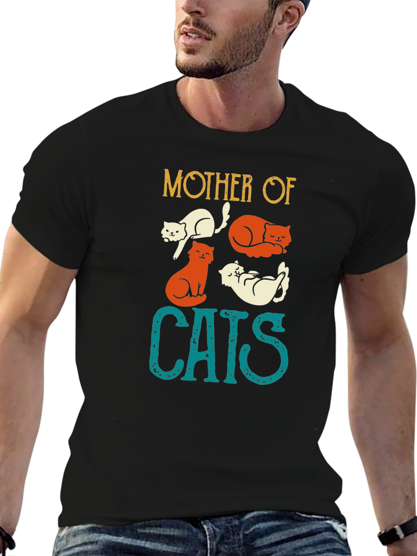 Mother Of Cats Graphic Tee