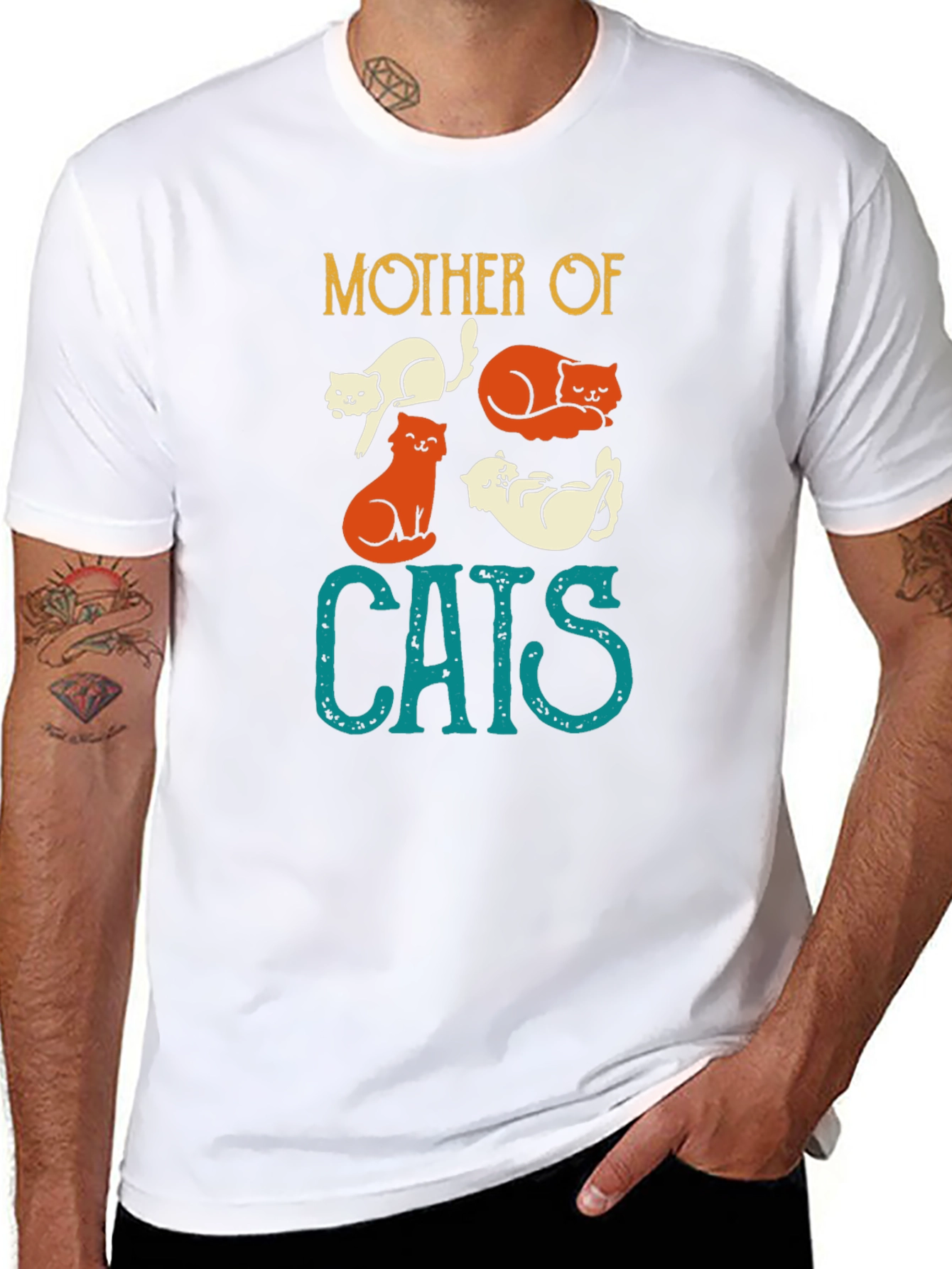 Mother Of Cats Graphic Tee
