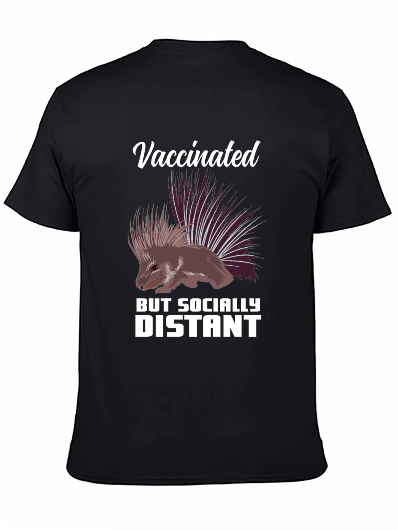 Vaccinated But Socially Distant Graphic Tee