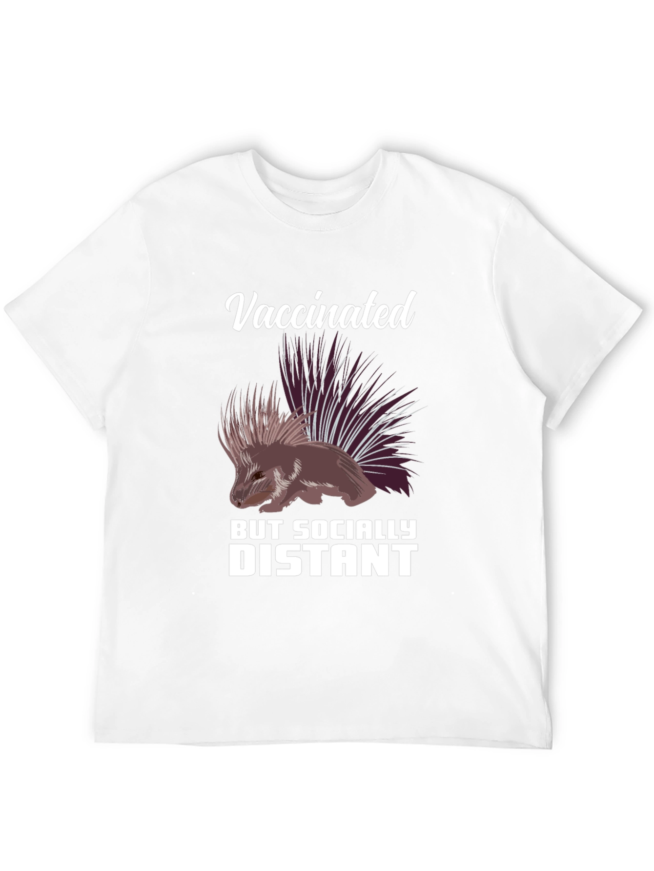 Vaccinated But Socially Distant Graphic Tee