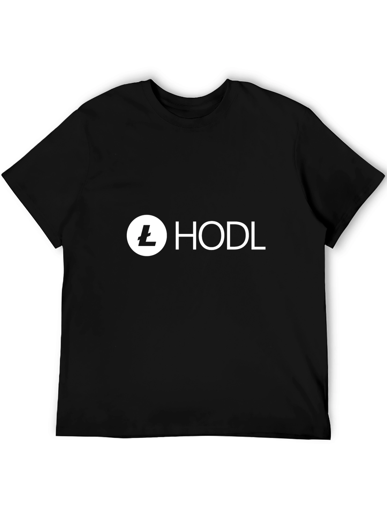 HODL Litecoin Crypto Black T-Shirt