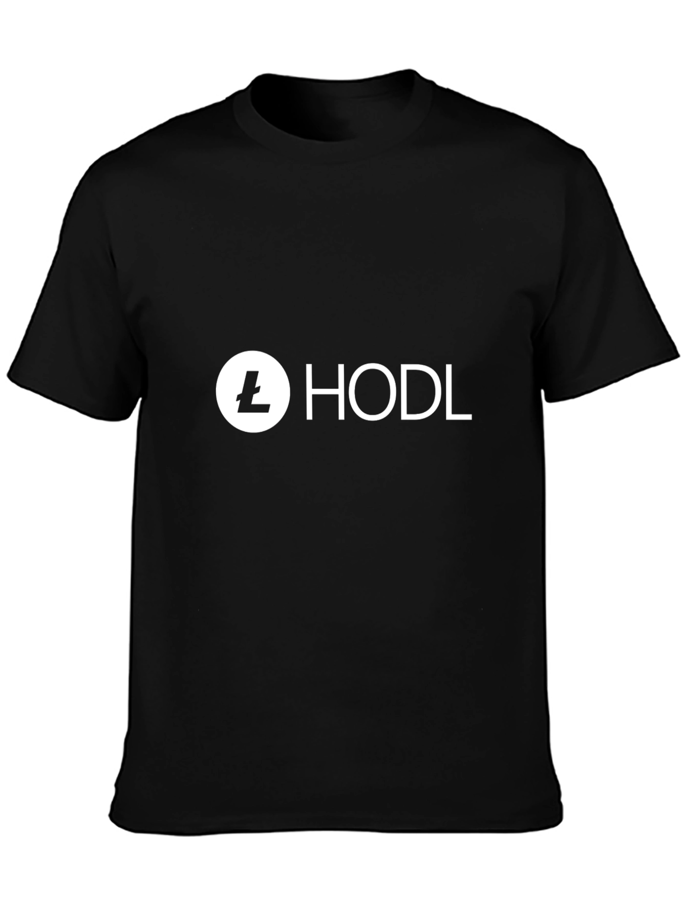 HODL Litecoin Crypto Black T-Shirt