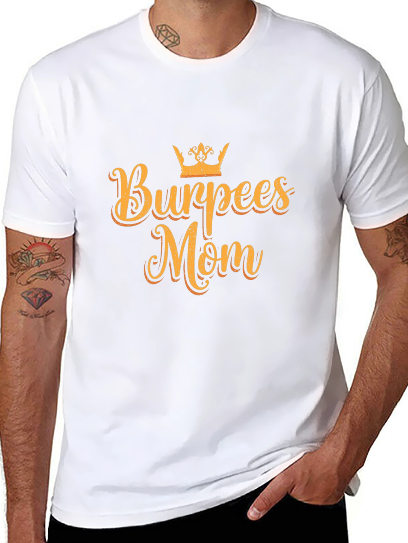 Burpees Mom Black T-Shirt