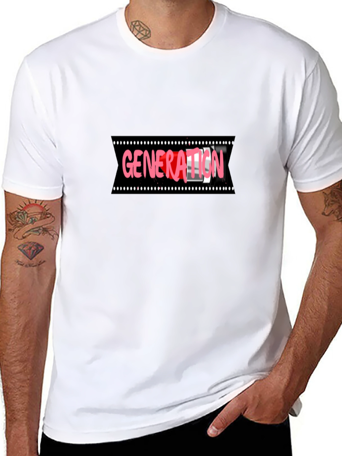 Generation T-Shirt - Black Crew Neck Tee