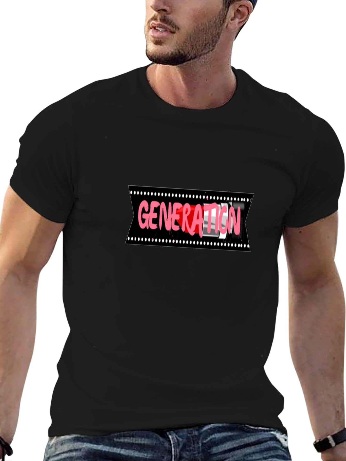 Generation T-Shirt - Black Crew Neck Tee