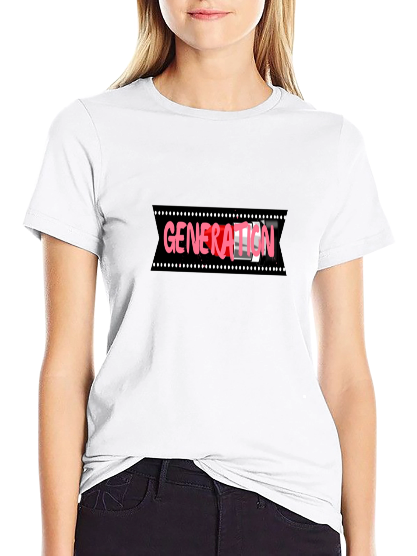 Generation T-Shirt - Black Crew Neck Tee