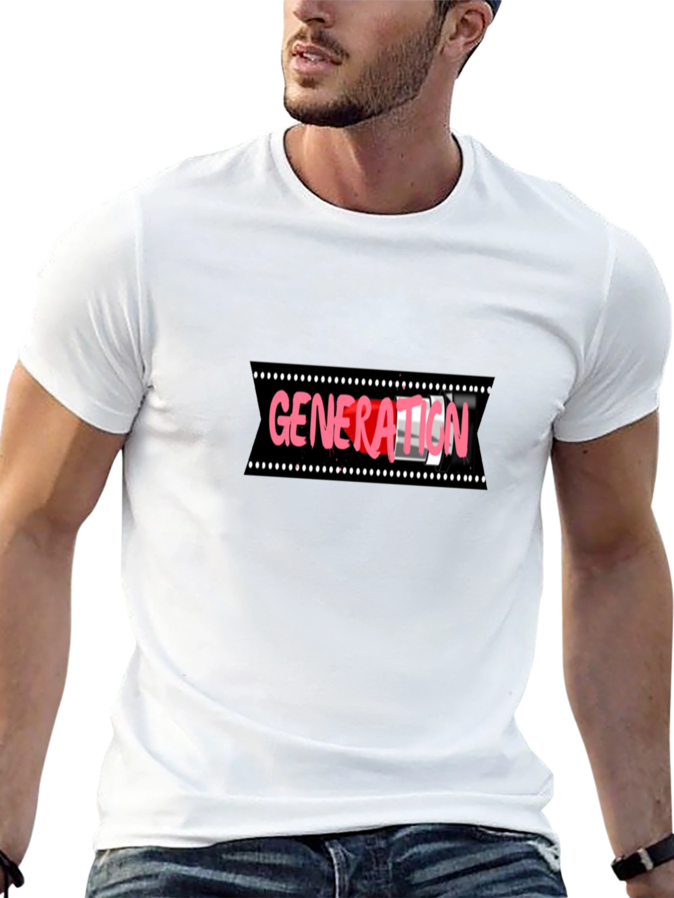 Generation T-Shirt - Black Crew Neck Tee