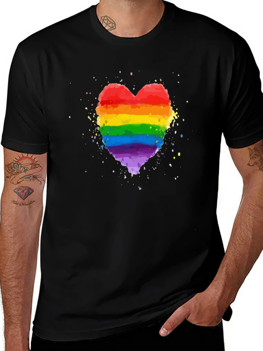Rainbow Heart Graphic Tee