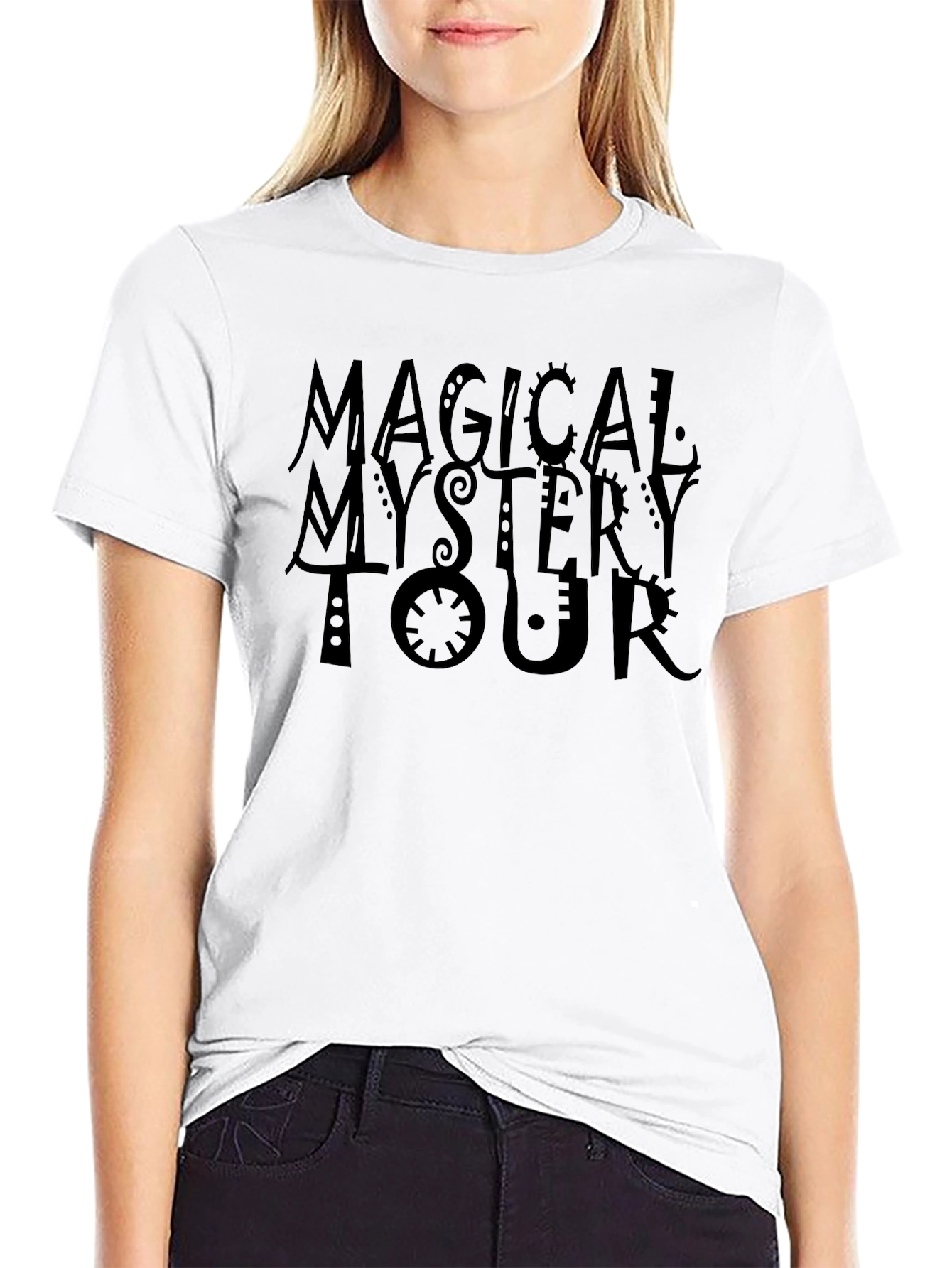 Magical Mystery Tour Graphic Tee - Classic Black