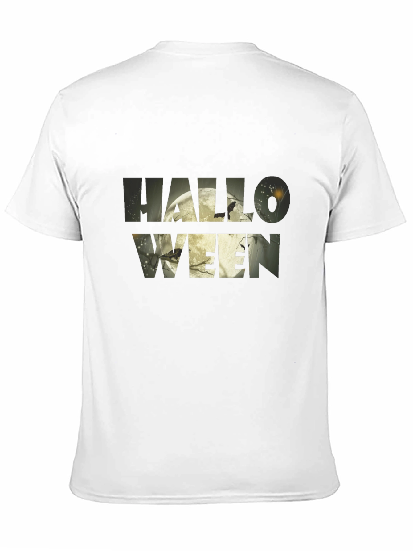 Halloween Graphic Print Black T-Shirt