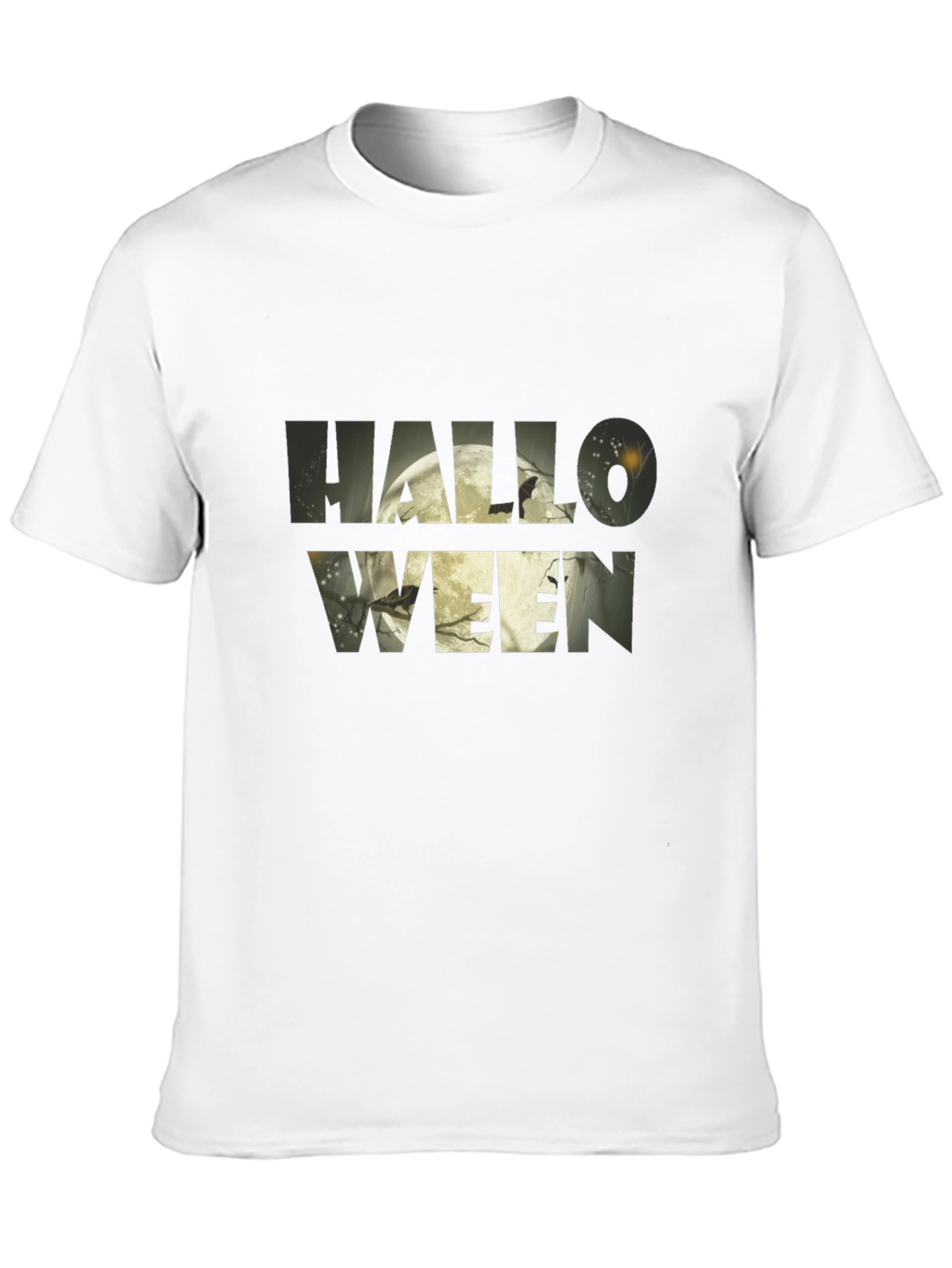 Halloween Graphic Print Black T-Shirt