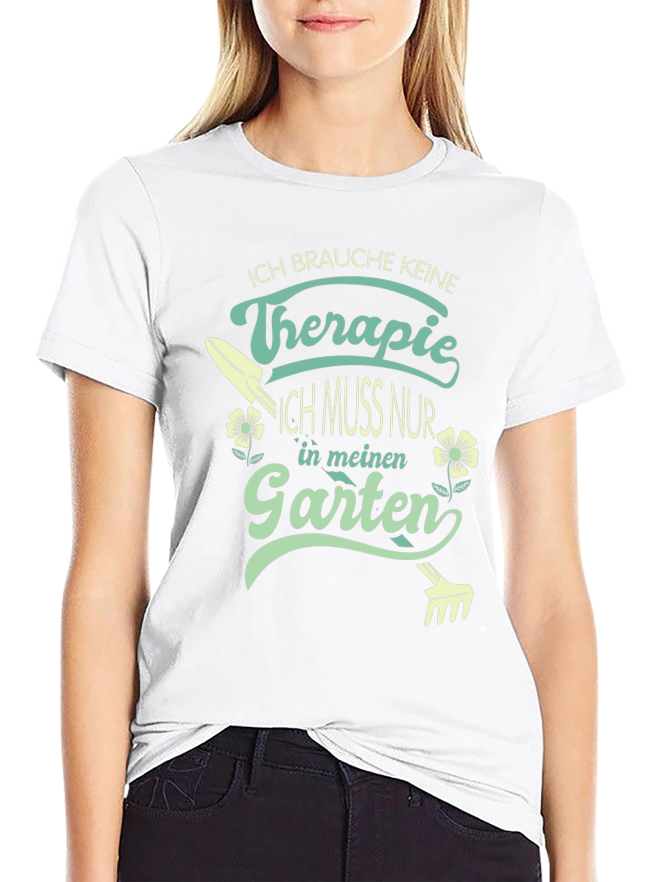 Therapie Garten T-Shirt: Gardening is My Therapy