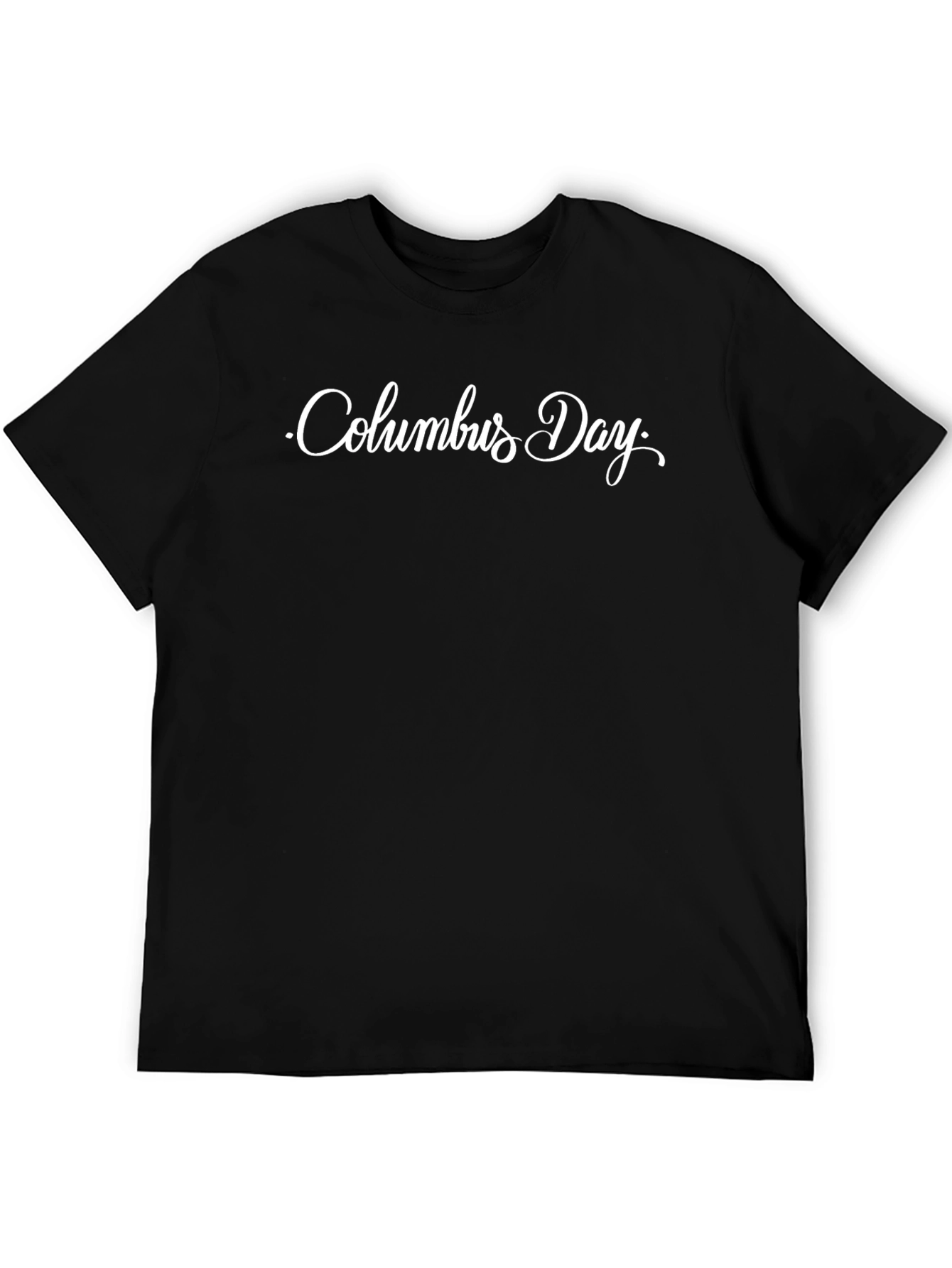 Columbus Day Black T-Shirt