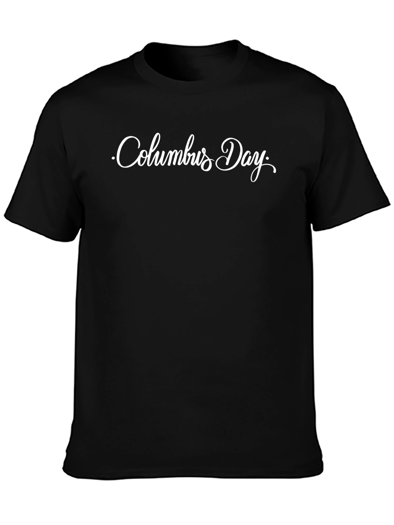 Columbus Day Black T-Shirt