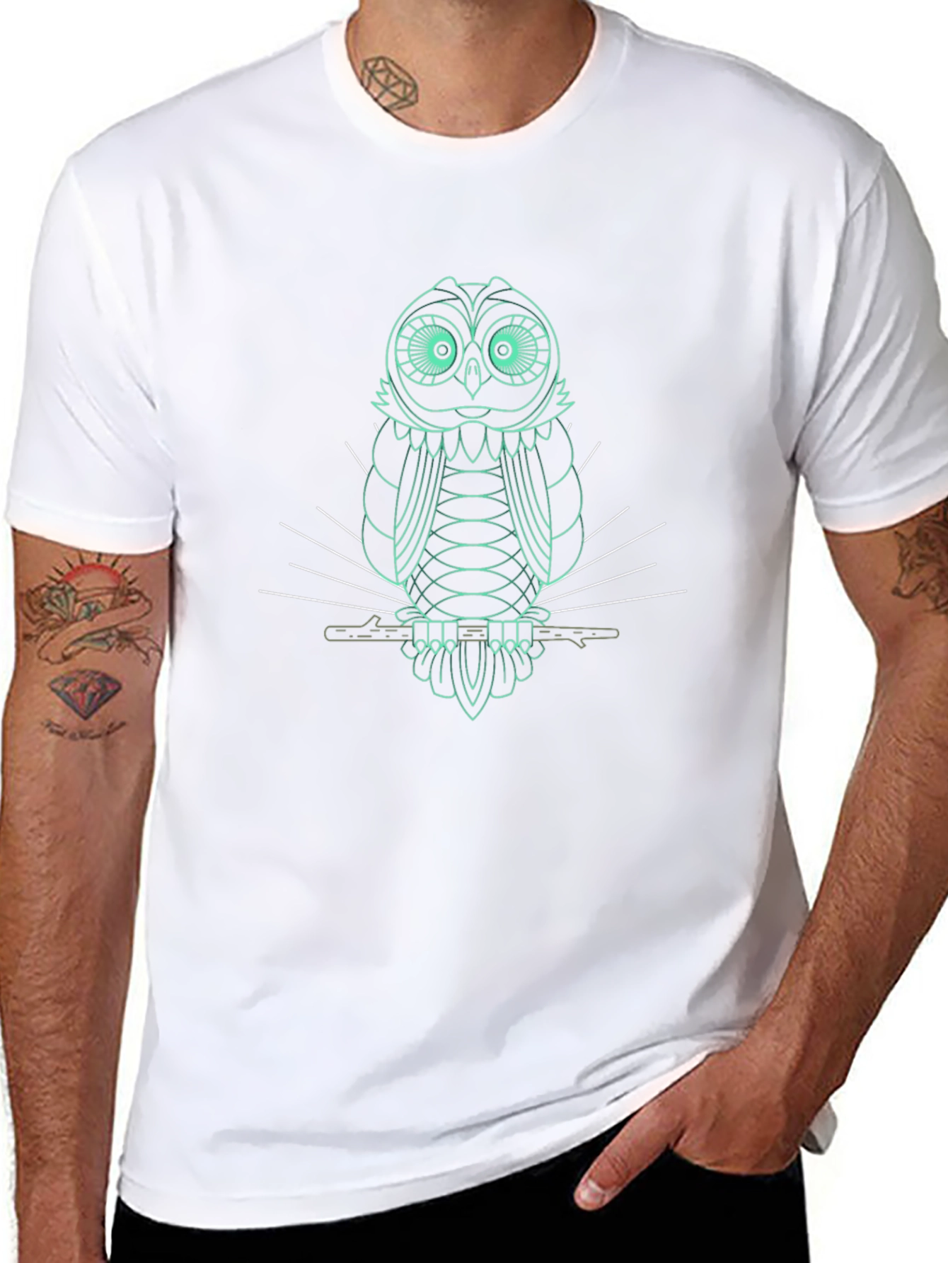 Geometric Owl T-Shirt