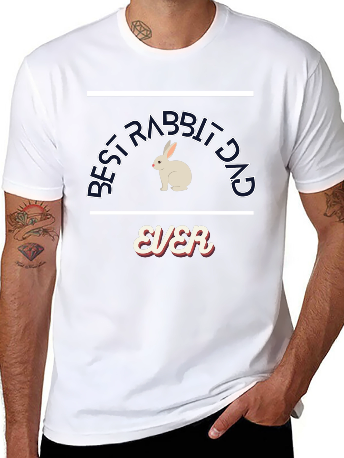 Best Rabbit Dad Ever T-Shirt