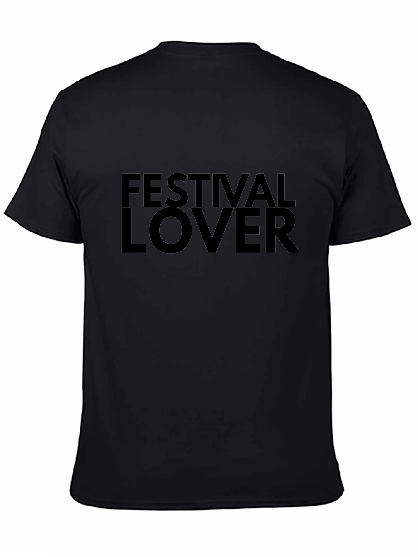 Festival Lover Black T-Shirt