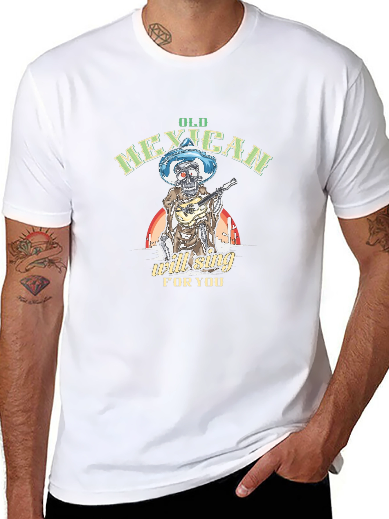 Old Mexican Will Sing For You T-Shirt