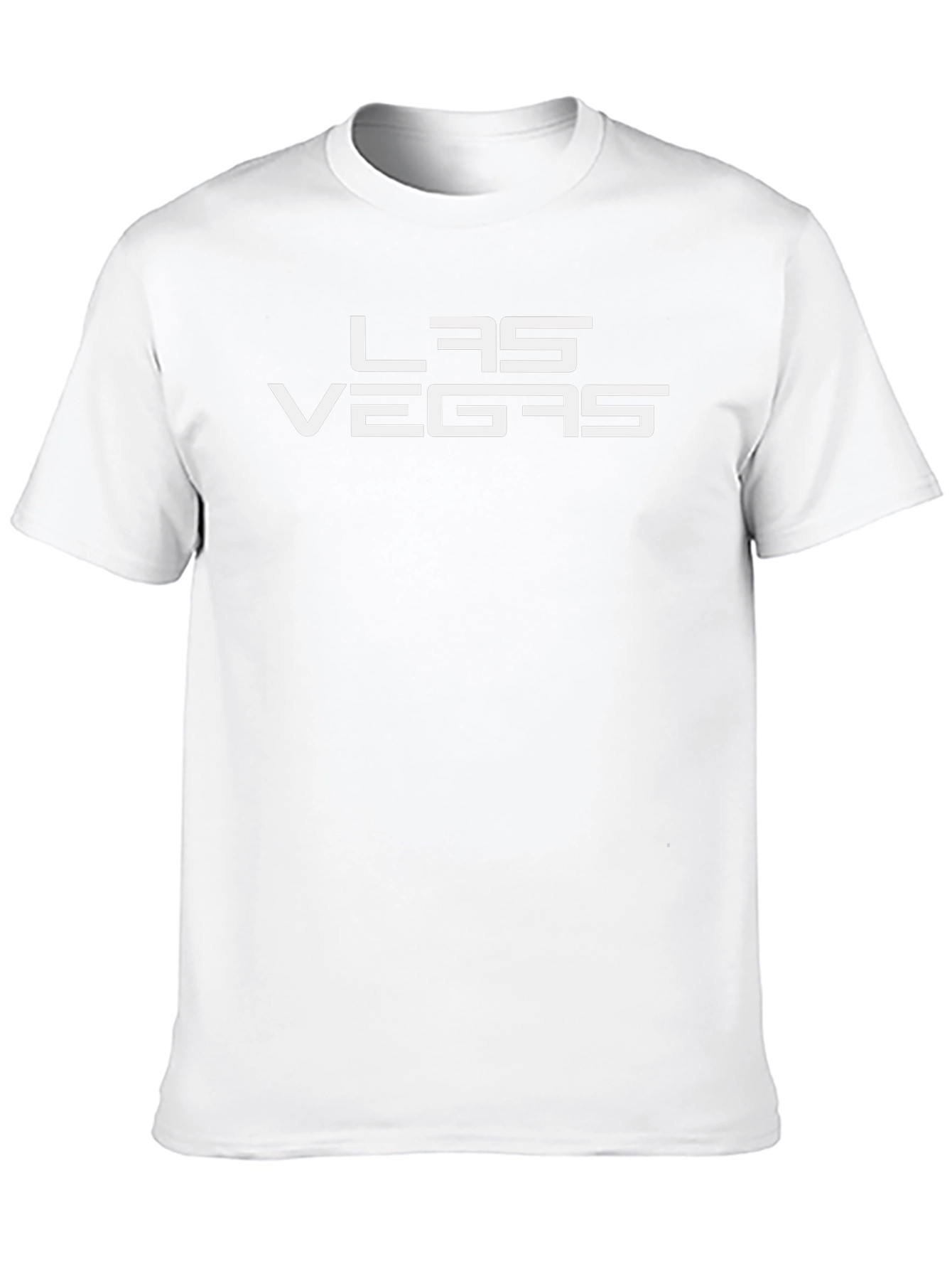 Las Vegas Graphic Tee - Black Cotton T-Shirt