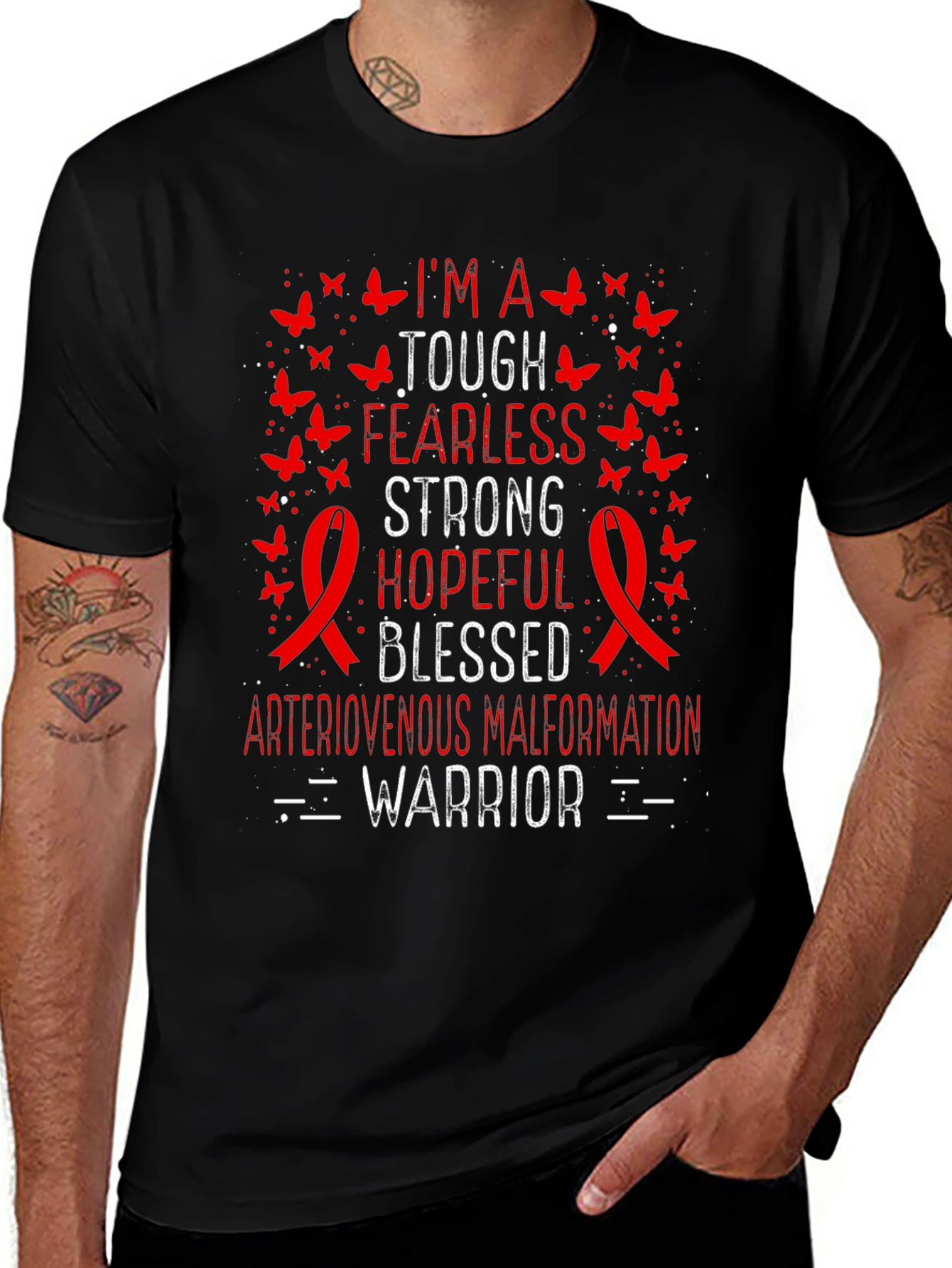 Tough AVM Warrior Graphic Tee