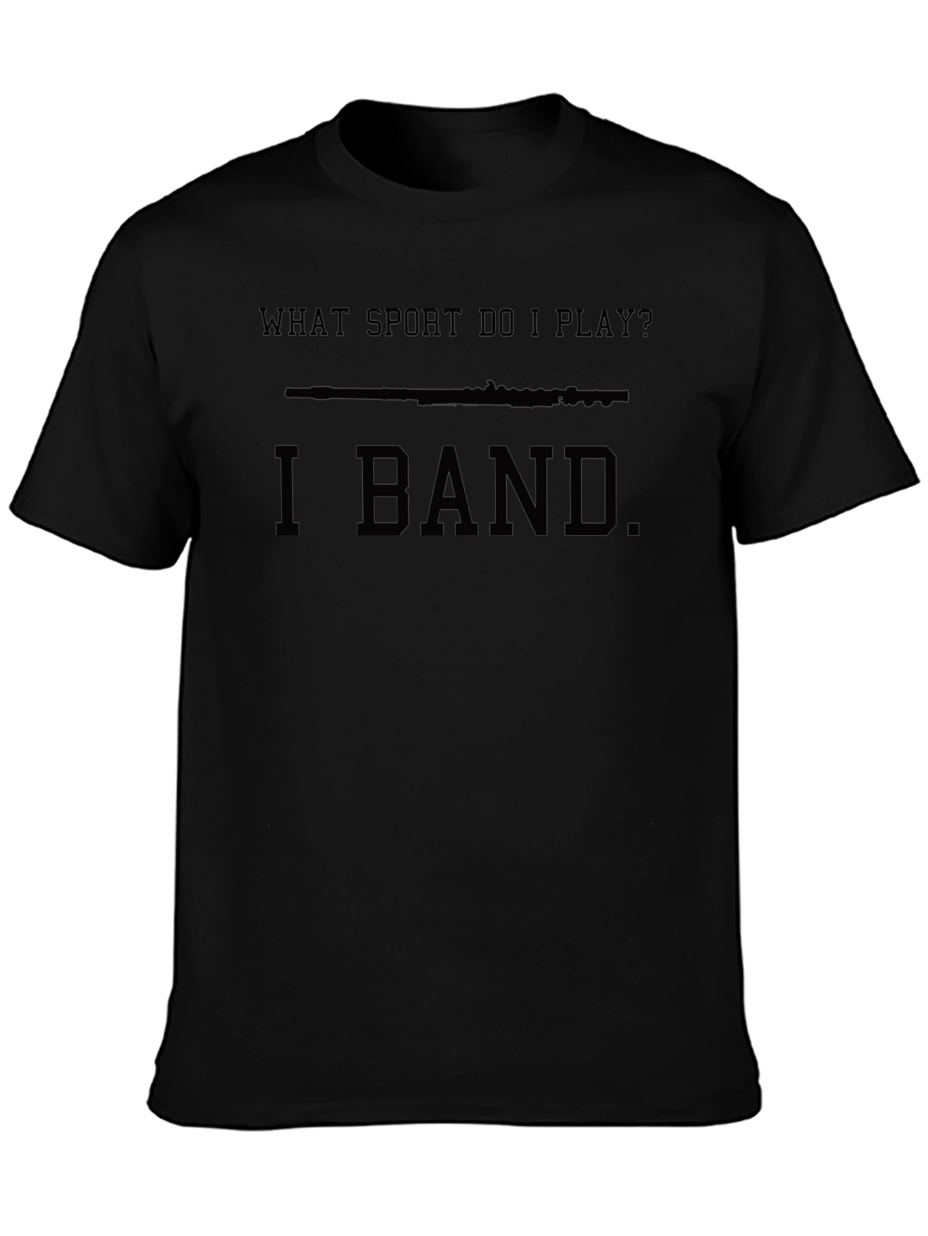 I Band Flute T-Shirt Funny Music Player Tee