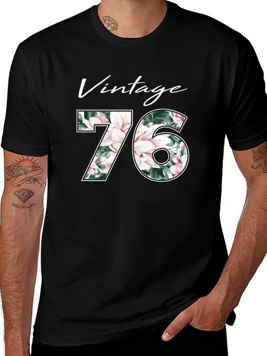 Vintage Floral 76 Graphic Tee