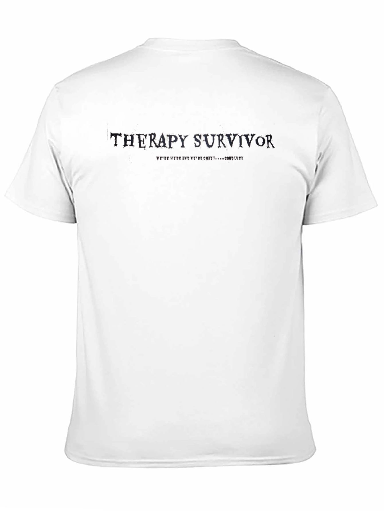 Therapy Survivor Black T-Shirt