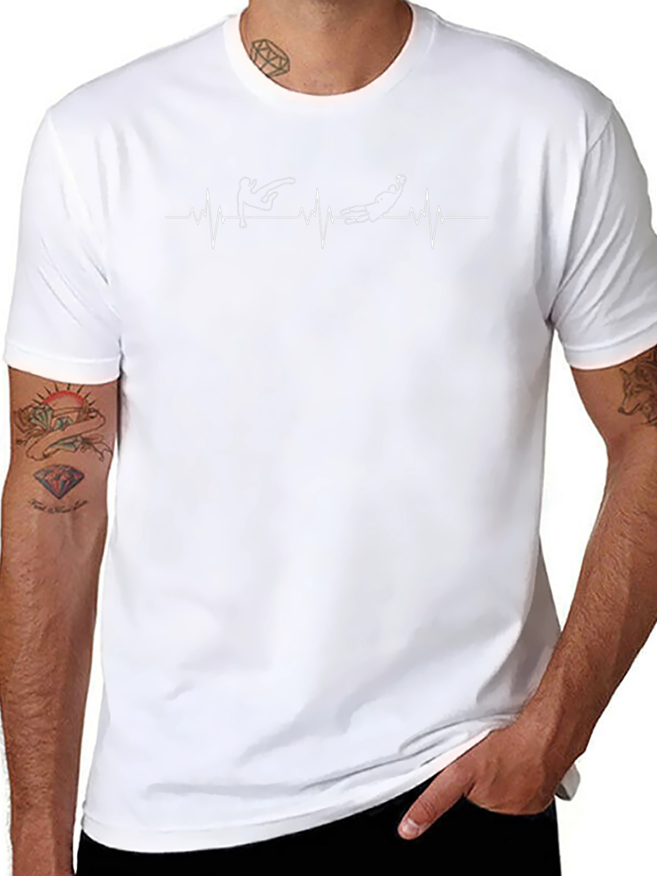 Heartbeat Sports T-Shirt - Black