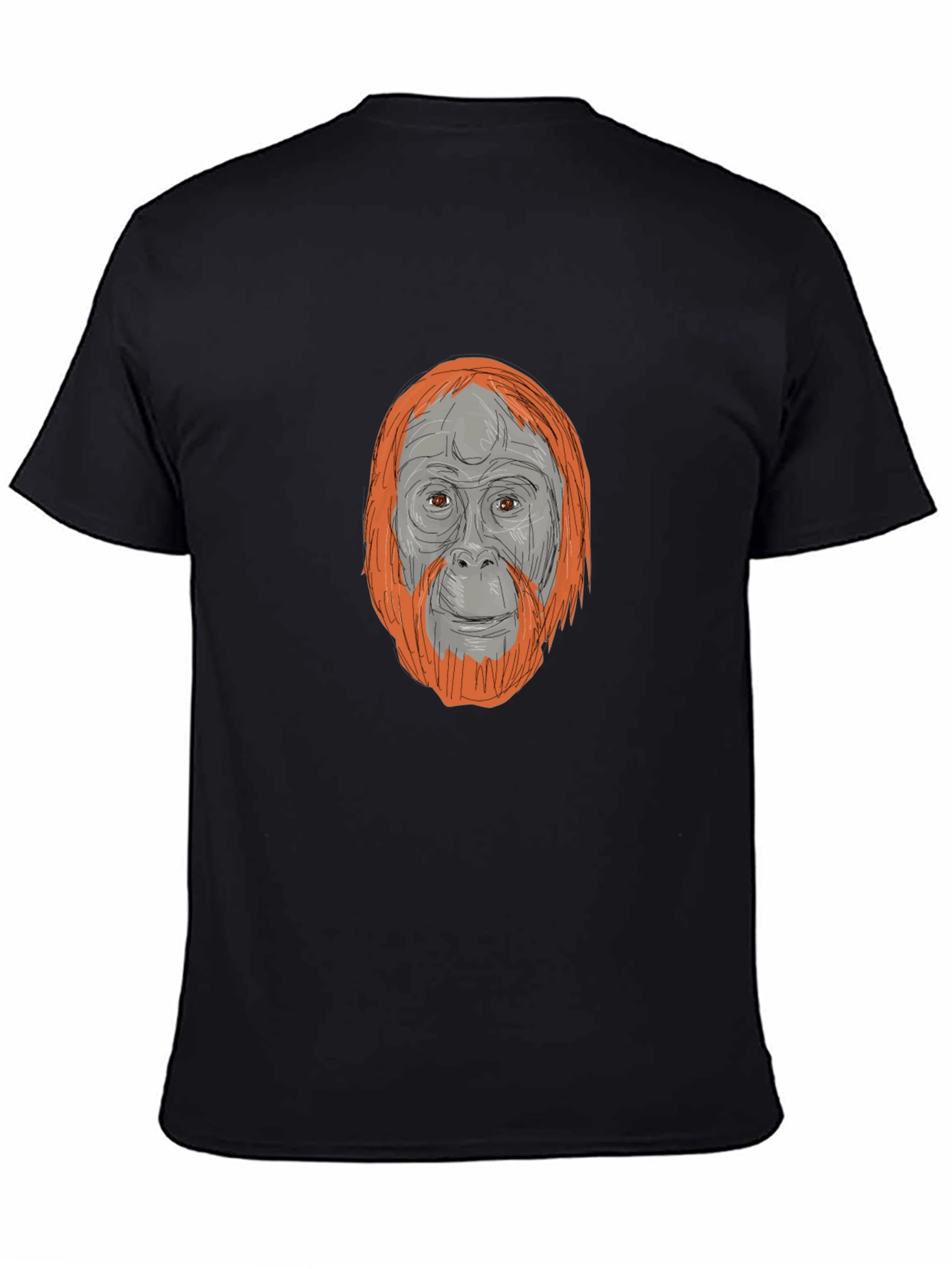 Orangutan Graphic Tee - Stylish Animal Print