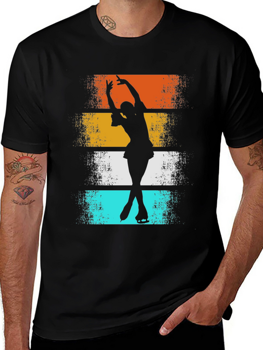 Figure Skating Retro T-Shirt