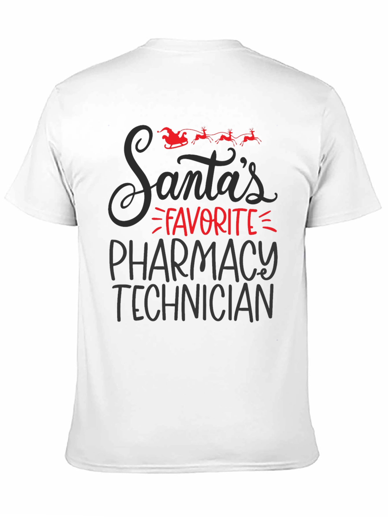 Santas Favorite Pharmacy Technician T-Shirt