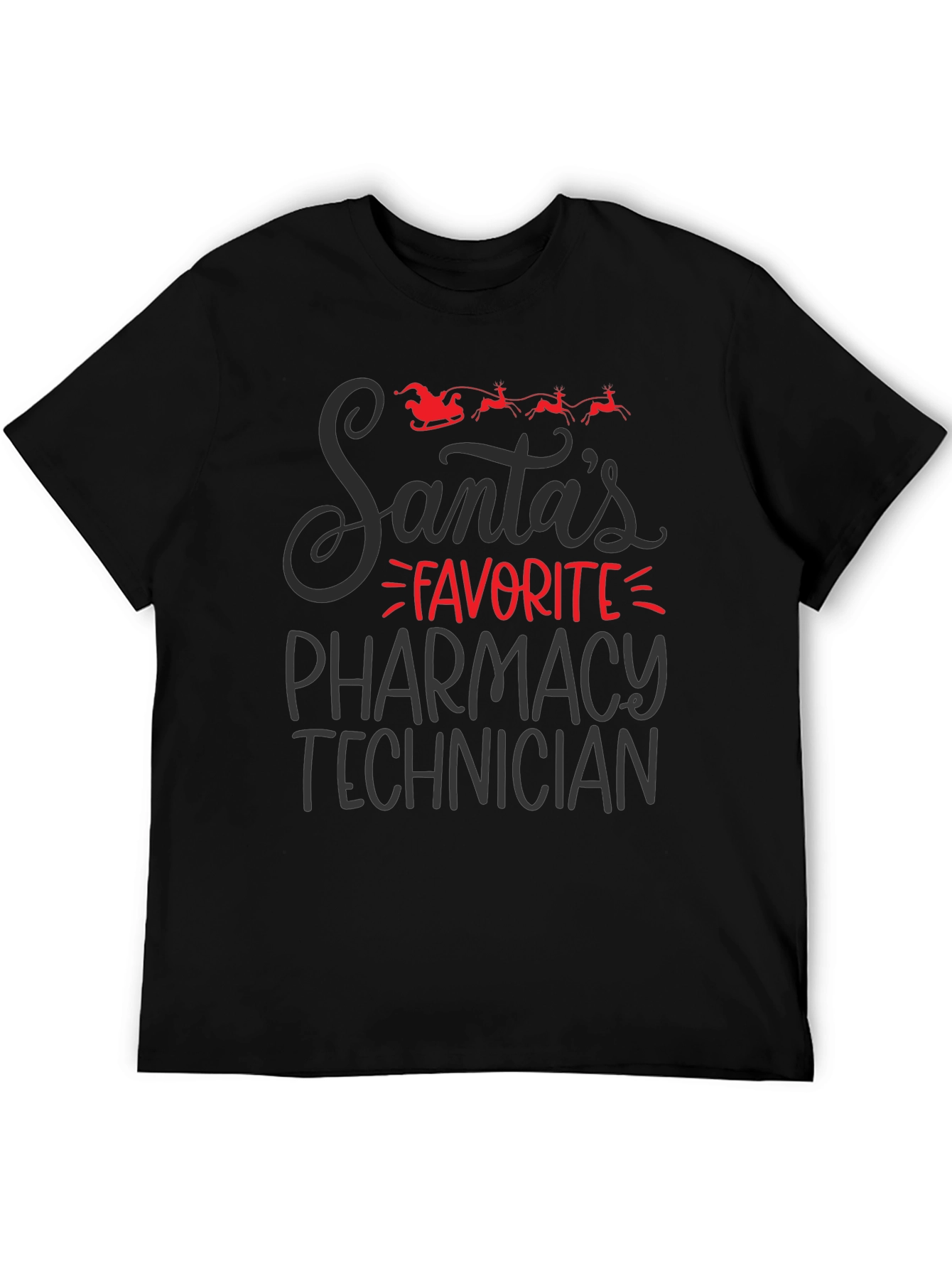 Santas Favorite Pharmacy Technician T-Shirt